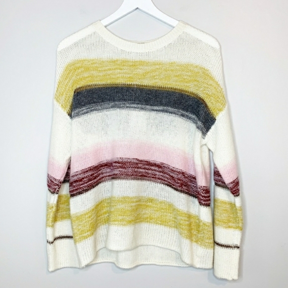 Rails Tops - NWT Rails Striped Daphne Wool Cashmere Sweater M